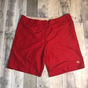 Old School Wilson Tennis Shorts .